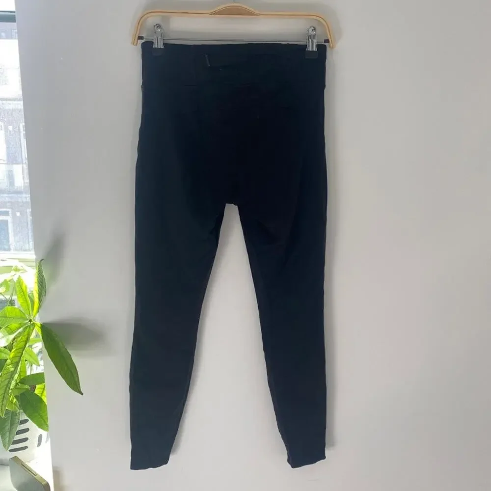 Athleta Metro 7/8 Black Leggings Size Small